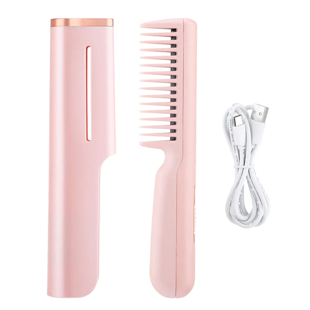 2-in-1 USB Heated Hair Comb