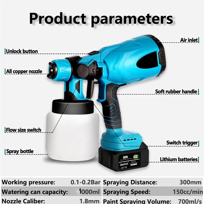 The Cordless Paint sprayer